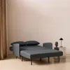 sweeek - 2-Sitzer Sofa - Dunkelgrau Produktbild-Vorschau 4