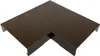 90° Ecke für Mauerabdeckung Alu Braun Zuschnitt 50 cm - Produktbild-Vorschau 1
