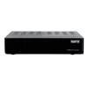 A black electronic device with ventilation slots on top and branding on the front. Produktbild-Vorschau