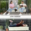 Outsunny 2 in 1 Hollywoodschaukel mit Liegefunktion Produktbild-Vorschau 4