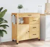 Carrello da cucina MONZA 84x40x90 cm in legno di pino Anteprima dell’immagine prodotto 9