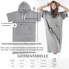 CalmyBEACH Frottee Badeponcho Damen Herren 100% Baumwolle Produktbild-Vorschau 6