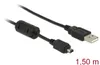 Delock 82208 USB Kabel Delock A -> mini 4Pin St/St 1.50m Anteprima dell’immagine prodotto 2