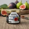 Kandylas Feigenkonfitüre 30 g Glas mit Feigen im Hintergrund Produktbild-Vorschau