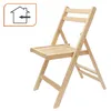 Holz Klappstuhl natur belastbar bis 100 kg - 79 x 59 cm - Produktbild-Vorschau 3