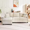 Merax Ecksofa, mit Schlaffunktion, L-Form 3-Sitzer-Sofa mit Produktbild-Vorschau 2