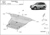 Ochranný kryt spodnej časti motora pre vozidlo Toyota Rav4, Náhľad obrázku produktu 3