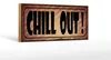 Holzschild Spruch 27x10cm Chill Out Produktbild-Vorschau 1