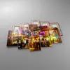 Bild auf Leinwand - Leinwandbild - Street Lichter Nacht Produktbild-Vorschau 2
