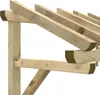vidaXL Türvordach 200x100x100 cm Kiefer Massivholz Produktbild-Vorschau 7