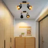 ZMH Reflektor Sufitowy 2 Płomienny Czarny Lampa Sufitowa Podgląd zdjęcia produktu 4