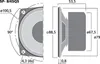 MONACOR SP-8/4SQS Universallautsprecher, 10 W, 4 O Produktbild-Vorschau 2