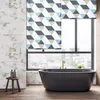 Relaxdays Duschrollo, 120x240 cm, Dreieck Muster, Seilzug, Produktbild-Vorschau 5