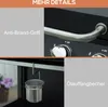 A collage of close-up images showing details of a gas grill, including a handle, control knobs, and an oil drip cup. Produktbild-Vorschau