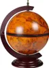 vidaXL Minibar Globe Rack à bouteilles en bois d'eucalyptus Voir les images du produit 2