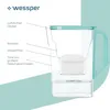 Wessper Kühlschrank-Wasserfilterkanne D3 Slim AquaMax 2,7 L Produktbild-Vorschau 2