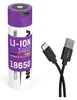 ANSMANN Li-Ion Akku 18650 3400 mAh mit USB C Kabel Produktbild-Vorschau 1