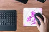 MuchoWow® Mauspad Mousepad Weltkarte - England - Rosa 20x20 Produktbild-Vorschau 4