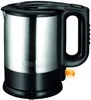 Der Unold Blitzkocher Edition 1,5 L ist ein Wasserkocher aus Edelstahl und Weiß mit dem Unold-Logo  Produktbild-Vorschau