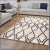 TT Home Teppich Wohnzimmer Hochflor Shaggy Skandi Design Produktbild-Vorschau 2