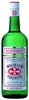 A green glass bottle of Malteserkreuz Aquavit on a white background. Produktbild-Vorschau