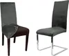 Two chairs with grey velvet slipcovers against a white background. One chair has a brown seat visible underneath the slipcover. Produktbild-Vorschau