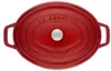 Staub La Cocotte Gusseisen Bräter Kirschrot Oval, 5,5 L, Produktbild-Vorschau 8