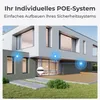 A modern house with a security system diagram overlaid. Produktbild-Vorschau