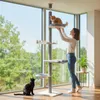 Arbre à chat COSTWAY du sol au plafond, 236-271 cm, arbre à Voir les images du produit 2