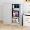 COSTWAY archiefkast, afsluitbaar, 91 cm, metalen kast met Productafbeelding-voorbeeld 2
