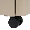 BELIANI Nachttisch Beige Stahl 65 cm Hoch Rollbar mit Produktbild-Vorschau 8
