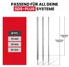 WALTER SDS Plus Bohrerset 3-teilig extra lange Betonbohrer Produktbild-Vorschau 5