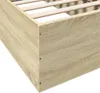 vidaXL Postel Sonoma Dub 90x190 cm výrobek ze dřeva Náhled obrázku produktu 6