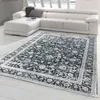 Moderner Teppich Wohnzimmer orientalisches Blumendesign in Produktbild-Vorschau 1