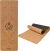 DH FitLife tappetino yoga in sughero e TPE (piccolo loto), Anteprima dell’immagine prodotto 7