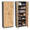 Armoire polyvalente à 8 compartiments Armoire à balais Voir les images du produit 1