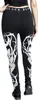 Gothicana by EMP Damen schwarze Leggings mit Siebdruck XL Produktbild-Vorschau 7