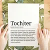 Tochter Poster Definition - Tochter Geschenk Wandbild – A3 Produktbild-Vorschau 3