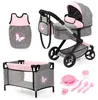 Bayer Design 17033AD Puppenwagen Xeo, verstellbarer Griff, Produktbild-Vorschau 7