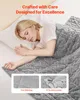 A woman sleeping peacefully under a weighted blanket. Anteprima dell’immagine prodotto