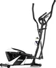 A black and white elliptical trainer is shown against a white background. Produktbild-Vorschau