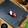 Moritz & Moritz 2x Kunststoffbrett Granitoptik Schwarz groß Produktbild-Vorschau 7