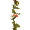 vidaXL Blumengirlanden Blumen 6 Stk. Sonnenuntargang 215 cm Produktbild-Vorschau 5