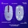 Logitech G G305 - Maus - optisch - 6 Tasten - kabellos - Produktbild-Vorschau 10