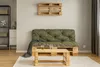 A living room with a pallet sofa and coffee table. Anteprima dell’immagine prodotto