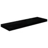 vidaXL Mensole sospese 4 pz. Nero lucido 80x23,5x3,8 cm MDF Anteprima dell’immagine prodotto 4