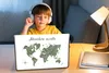 MuchoWow® Laptop Aufkleber Sticker Cover Weltkarte - Grün - Produktbild-Vorschau 3