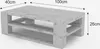 Lermowood Palettenmöbel Mpe Couchtisch 100 x 40 Produktbild-Vorschau 3