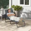 Outsunny Sonnenliege Gartenliege 4-stufige Rückenlehne Produktbild-Vorschau 8