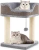 Petit arbre à chat COSTWAY, arbre à chat avec grand siège Voir les images du produit 1